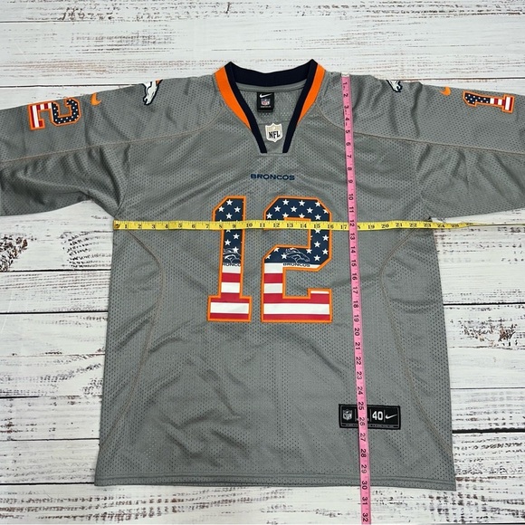 Nike On Field Size 40 Denver Broncos Salute to Service #12 Paxton Lynch Jersey - Picture 10 of 14